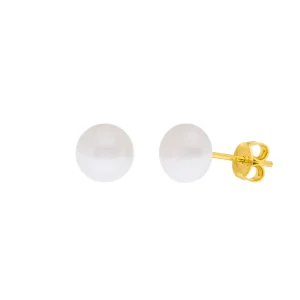 Perlenstecker klein, 18 K Gelbgold-LEAF Clearance