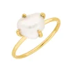 Ring Barock Pearl, 14 Karat Gelbgold-LEAF Sale