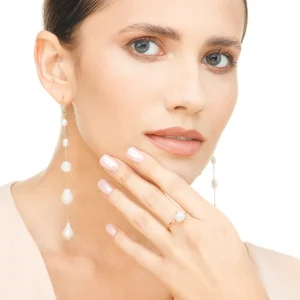 Ring Barock Pearl, 14 Karat Gelbgold-LEAF Sale