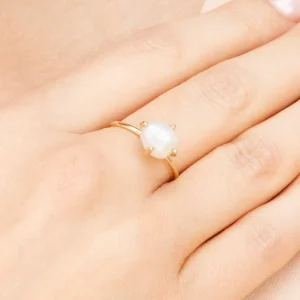 Ring Barock Pearl, 14 Karat Gelbgold-LEAF Sale