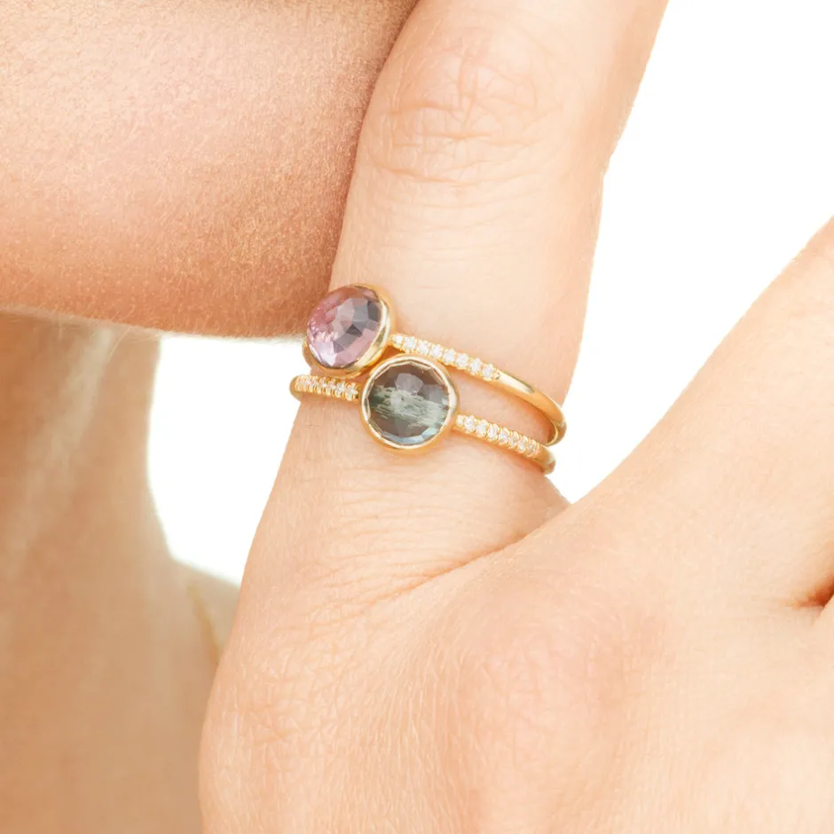 ring_blue_topas_mit_diama_1-2.webp Ring Blue Topas mit Diamanten, 14 Karat Gelbgold-LEAF Sale