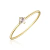 Ring Cabochon, 14 Karat Gelbgold, Mondstein-LEAF Sale