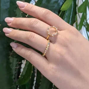 Ring CANDY, 925 Sterlingsilber, Gr.52-LEAF Sale