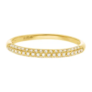 Ring DAZZLE mit Diamanten, 14 Karat Gelbgold-LEAF Online