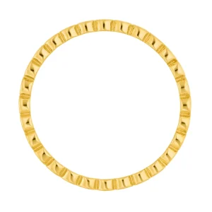 Ring Dots, 18 Karat Gelbgold vergoldet-LEAF Hot