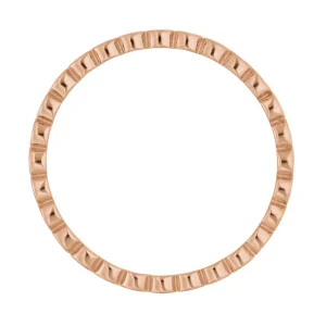 Ring Dots, 18 Karat Rosegold vergoldet-LEAF Hot