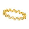 Ring Eternity, 18 Karat Gelbgold vergoldet-LEAF Sale