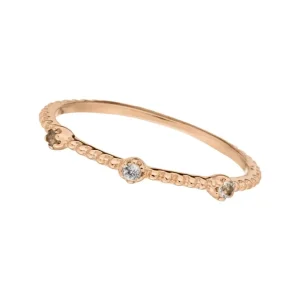 Ring Gorgeous, Labradorit, 18 K Rosegold vergoldet, Gr.50-LEAF Outlet