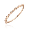Ring Kugel, 18 Karat Rosegold-LEAF Best