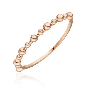 Ring Kugel, 18 Karat Rosegold-LEAF Best