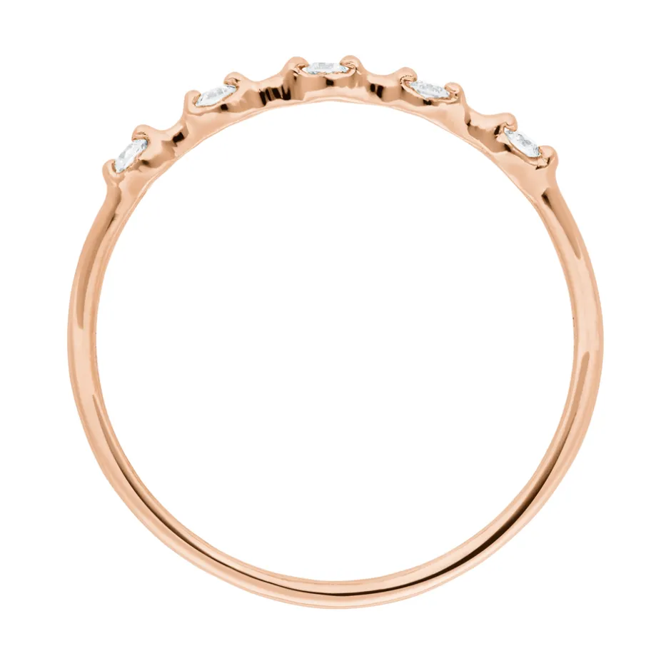 ring_mit__diamanten__kara_2-1.webp Ring mit 5 Diamanten, 14 Karat Rosegold-LEAF New