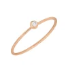 Ring MY FIRST DIAMOND, 14 Karat Rosegold-LEAF Best
