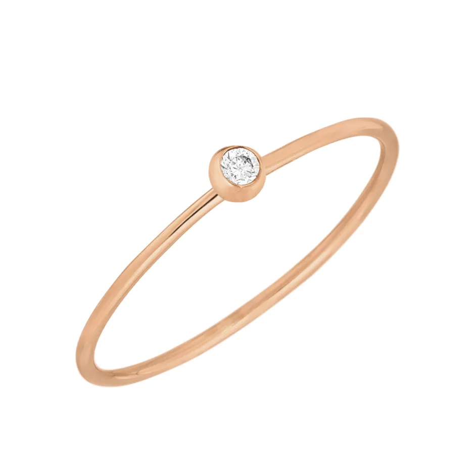 ring_my_first_diamond__ka_0-1.webp Ring MY FIRST DIAMOND, 14 Karat Rosegold-LEAF Best