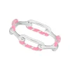 Ring Neon Twist, 925 Sterlingsilber, pink, Gr.54-LEAF Clearance