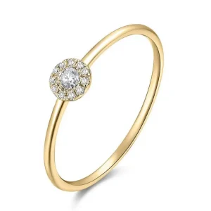 Ring Pavé II, 18 Karat Gelbgold-LEAF Best