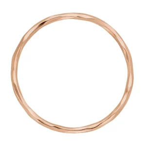 Ring SHINY, 14 Karat Rosegold-LEAF Hot