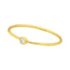 Ring Solitaire, 18 K Gelbgold vergoldet, Gr.50-LEAF Sale