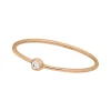 Ring Solitaire, 18 K Rosegold vergoldet, Gr.50-LEAF Clearance