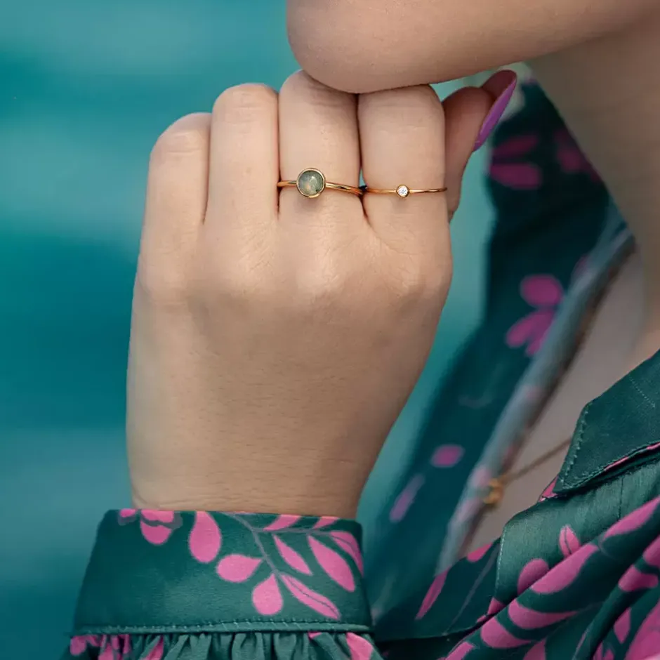 ring_solitaire__k_rosegol_1.webp Ring Solitaire, 18 K Rosegold vergoldet, Gr.50-LEAF Clearance