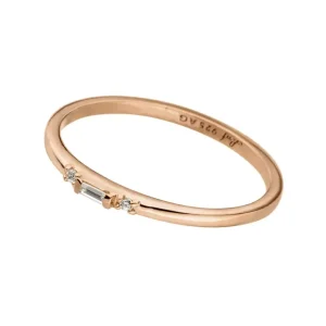 Ring SPARKLE, small, 18 K Rosegold vergoldet, Gr.54-LEAF Hot