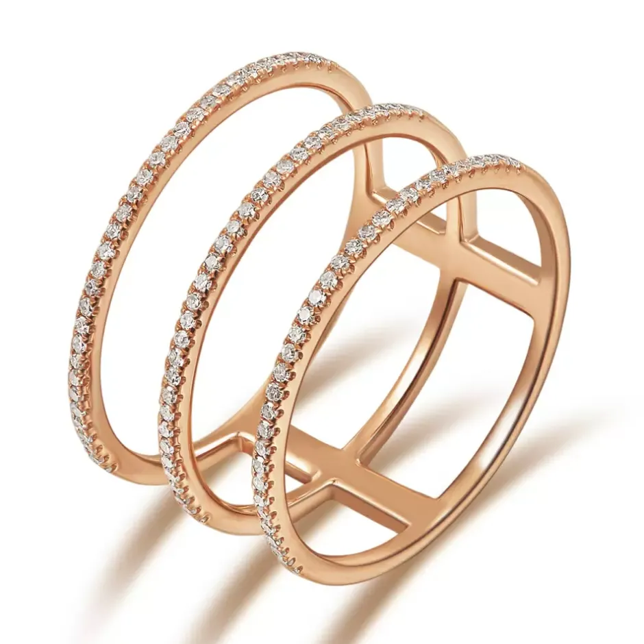 ring_triple_mit_diamanten_0-1.webp Ring Triple mit Diamanten, 18 Karat Rosegold-LEAF New