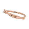 Ring "Tupe", 18 K Rosegold vergoldet-LEAF Fashion