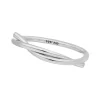 Ring "Tupe", 925 Sterlingsilber-LEAF Outlet