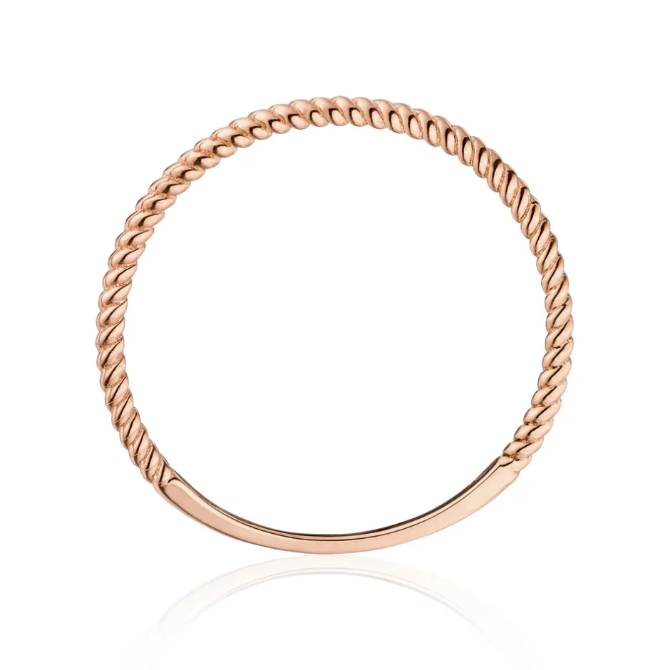 ring_twist__karat_rosegol_1.webp Ring Twist, 14 Karat Rosegold-LEAF Sale