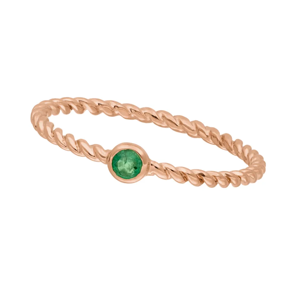 ring_twist_smaragd__karat_4-1.webp Ring Twist Smaragd, 14 Karat Rosegold-LEAF Discount