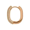 Silber Creole, PAVE Weiss, Rosegold-LEAF Sale