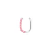 Silber Earcuff, Neon Twist-LEAF Clearance