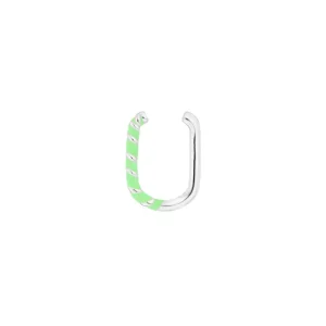 Silber Earcuff, Neon Twist-LEAF Fashion