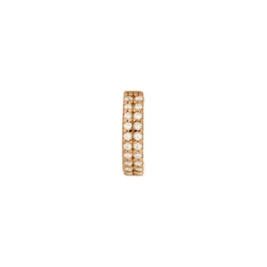 Silber Earcuff, Zirkonia, Rosegold-LEAF New