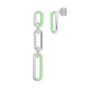 Silber Ohrringe, Neon Twist-LEAF Online