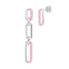 Silber Ohrringe, Neon Twist-LEAF Sale