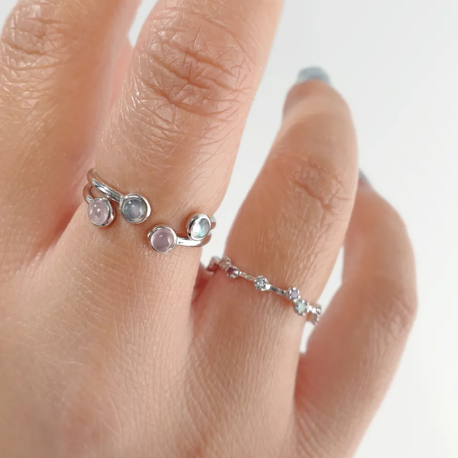 silber_open_ring_labrador_4.webp Silber Open Ring, Labradorit-LEAF Outlet