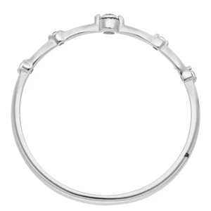 Silber Ring mit Zirkonia, GelbgoldSilber Ring mit Zirkonia, Gr.52-LEAF Fashion