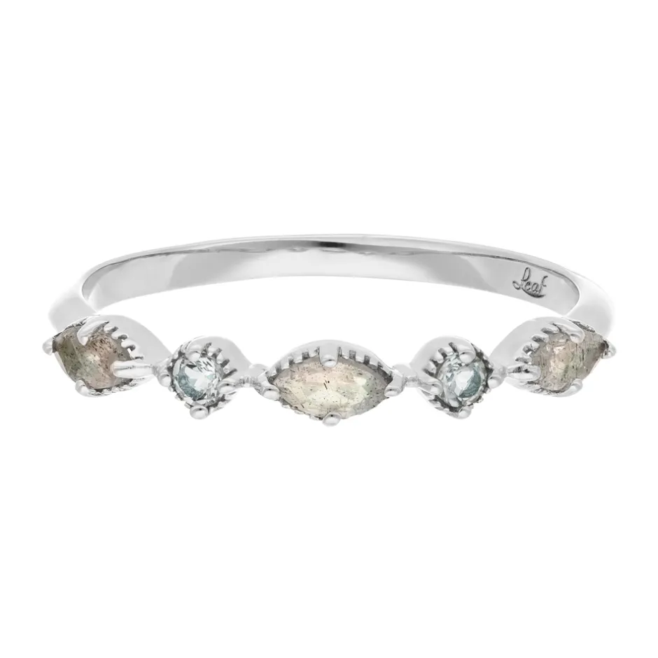 silber_ring_oval_gems_lab_1.webp Silber Ring, Oval Gems, Labradorit-LEAF Fashion