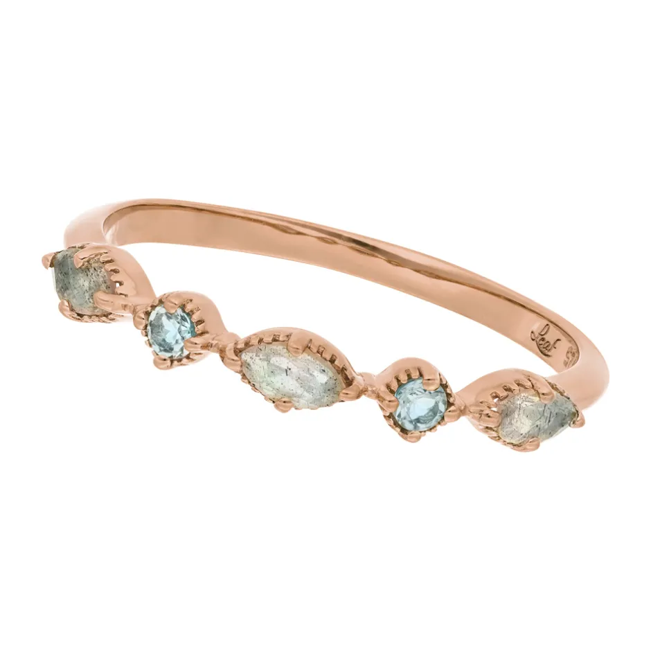 silber_ring_oval_gems_ros_0-3.webp Silber Ring, Oval Gems, Rosegold-LEAF Fashion