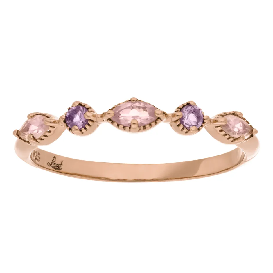 silber_ring_oval_gems_ros_1-2.webp Silber Ring, Oval Gems, Rosenquarz, Rosegold-LEAF Discount