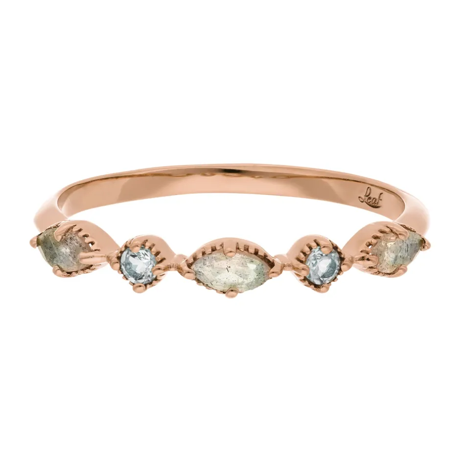 silber_ring_oval_gems_ros_1-3.webp Silber Ring, Oval Gems, Rosegold-LEAF Fashion