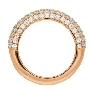 Silber Ring, PAVE, Gr.52-LEAF Best