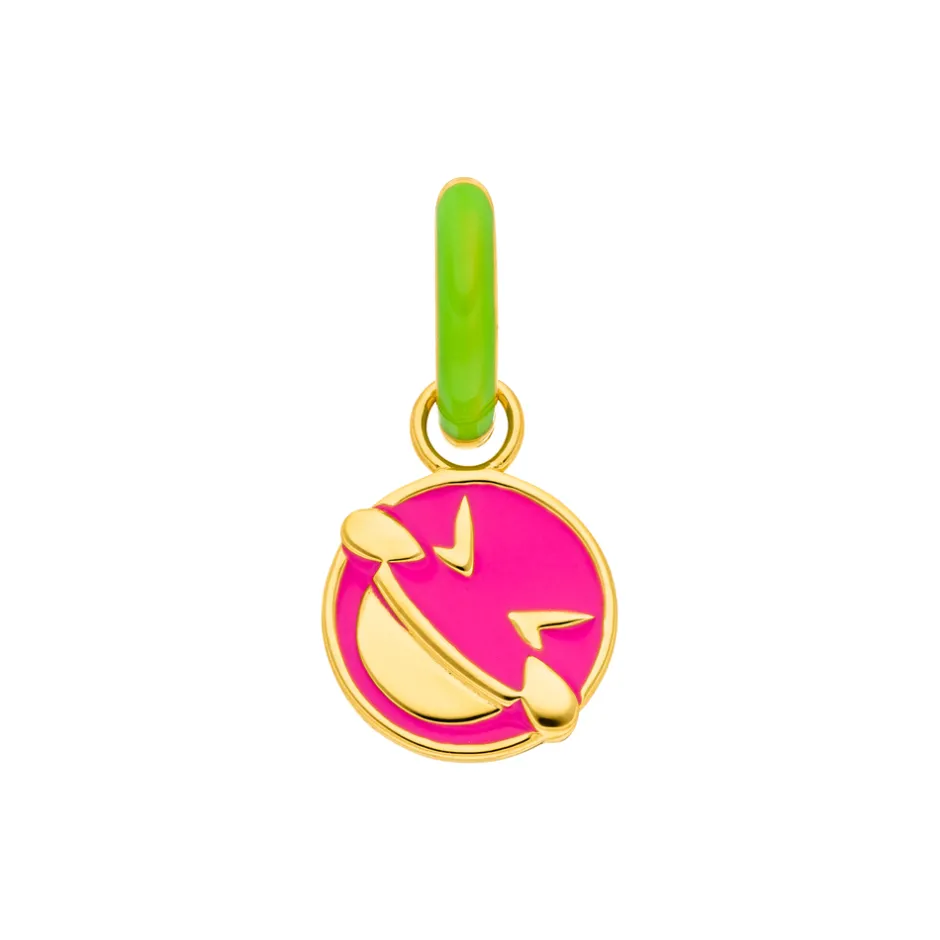 single_creole_lol_emoji___0.webp Single Creole "LOL" EMOJI, 18 K Gelbgold vergoldet-LEAF Online