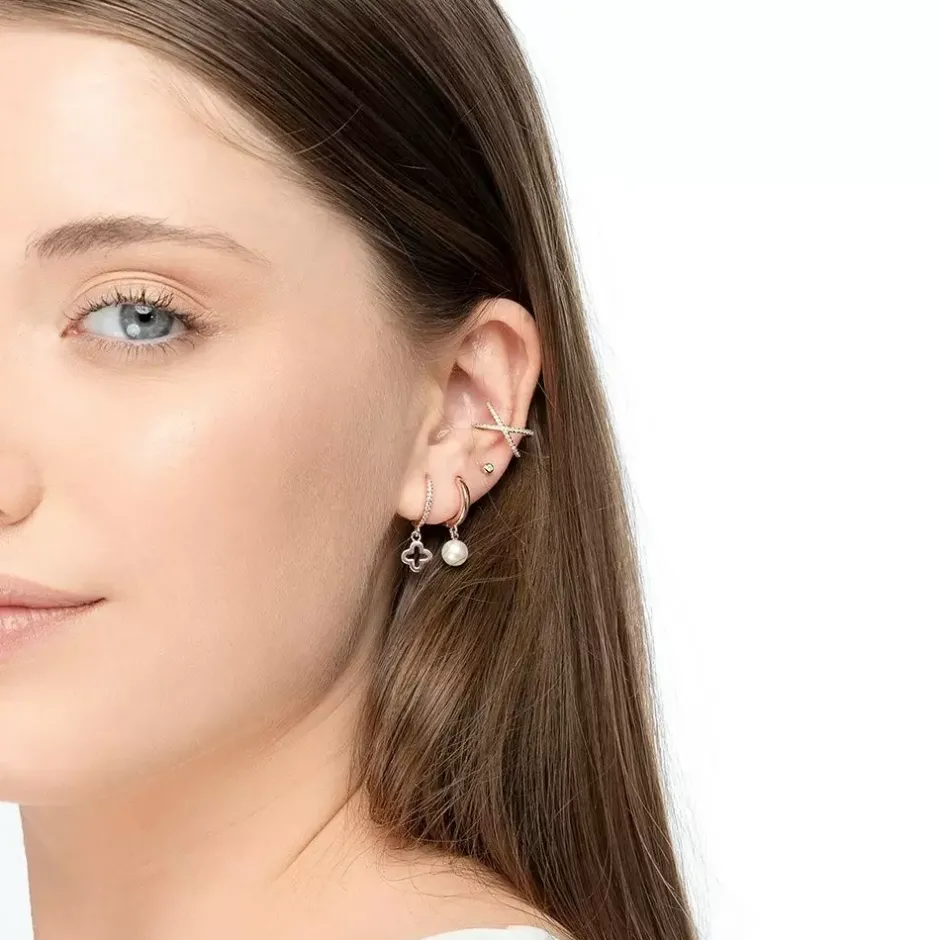 single_creole_pearl__k_ro_3.webp Single Creole PEARL, 18 K Rosegold vergoldet-LEAF Discount