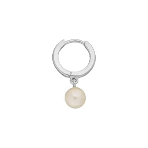 Single Creole PEARL, 925 Sterlingsilber-LEAF Outlet