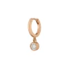 Single Creole PURE, 18 K Rosegold vergoldet-LEAF Discount