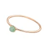 Stacking Ring, Aqua Calzedon, 3mm, 18 K Roségold vergoldet-LEAF Outlet
