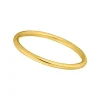 Stacking Ring Basic, 18 K Gelbgold vergoldet, Größe 50-LEAF Hot