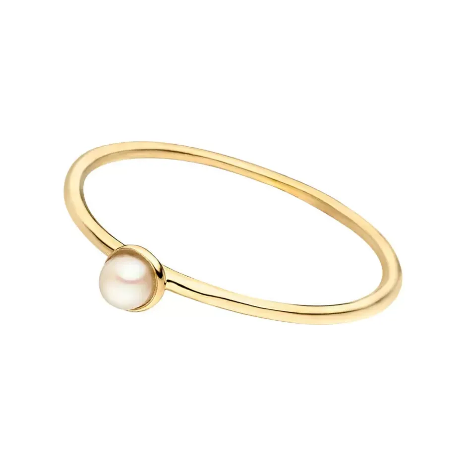 stacking_ring_perle_mm__k_0.webp Stacking Ring, Perle, 3mm, 18 K Gelbgold vergoldet-LEAF Discount
