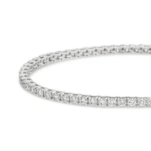Tennisarmband mit Diamanten, 18 Karat Weißgold, 1.99ct-LEAF Best
